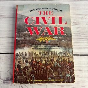 Golden Press The Civil War Book Young Readers 1976 VTG History Softcover School